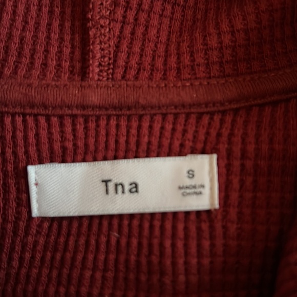 Aritzia waffle hoodie - Picture 5 of 6